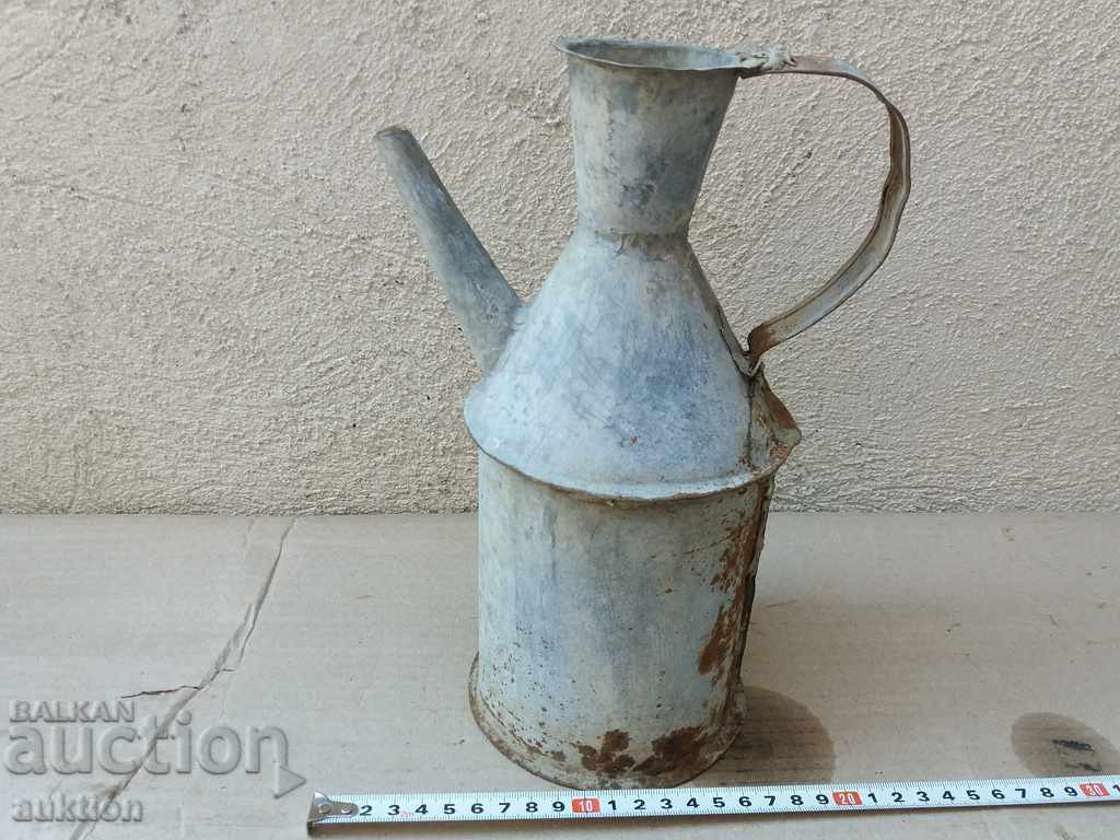 MASSIVE METAL KETTLE, JUG FOR LIQUIDS, TEA, SYRUP - 5 MASSIVE METAL KETTLE, JUG FOR LIQUIDS, TEA, SYRUP - 5