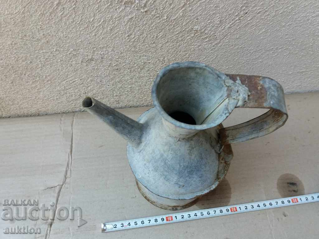 MASSIVE METAL KETTLE, JUG FOR LIQUIDS, TEA, SYRUP - 6 MASSIVE METAL KETTLE, JUG FOR LIQUIDS, TEA, SYRUP - 6