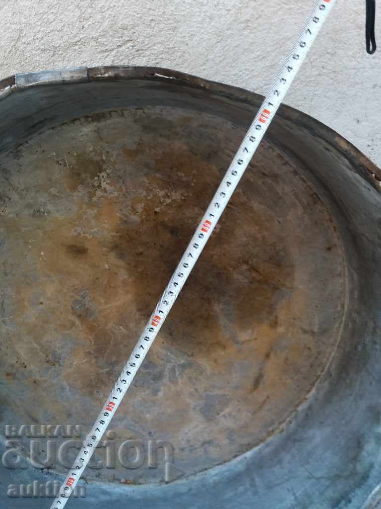 REVIVAL HUGE WROUGHT PAN FOR LAMB, LUTENITSA, KURBANI - 5 REVIVAL HUGE WROUGHT PAN FOR LAMB, LUTENITSA, KURBANI - 5