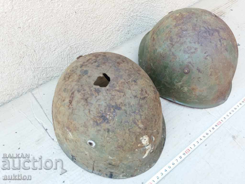Delivery of LOT OF TWO MILITARY HELMETS - BA Delivery of LOT OF TWO MILITARY HELMETS - BA