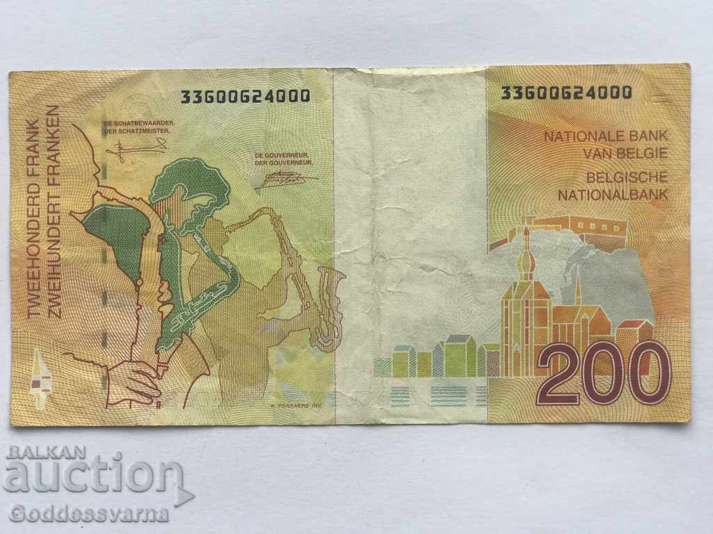 Belgia 200 franci 1995 Alege 148 Ref 4000 cu preț 22.00 BGN | € 11.25