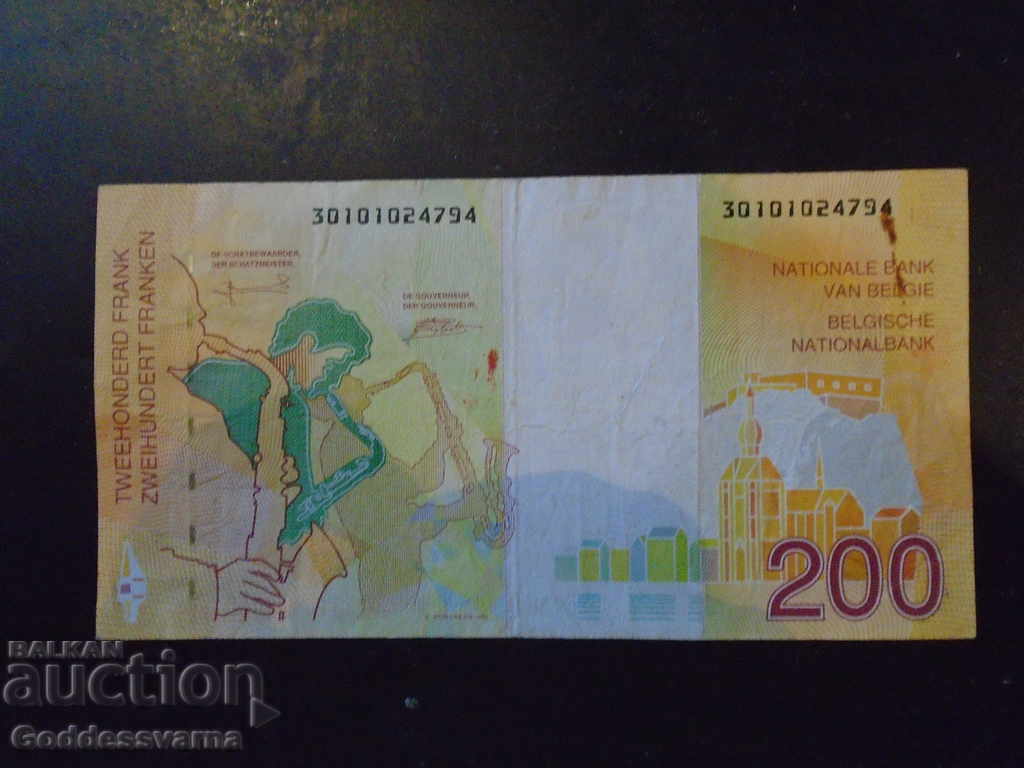 Belgia 200 franci 1995 Pick 148 Ref 4794 cu preț 18.00 BGN | € 9.20