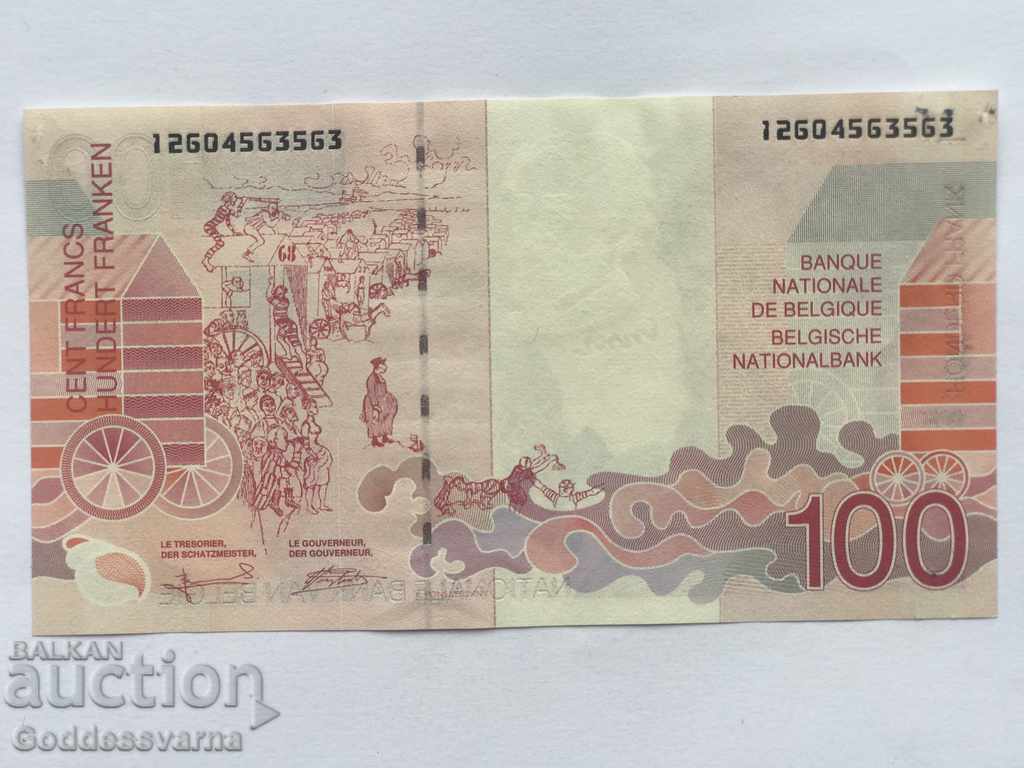 Belgium 100 francs 1995 Pick 147 Ref 3563 with price 30.00 BGN | € 15.34 Belgium 100 francs 1995 Pick 147 Ref 3563 with price 30.00 BGN | € 15.34