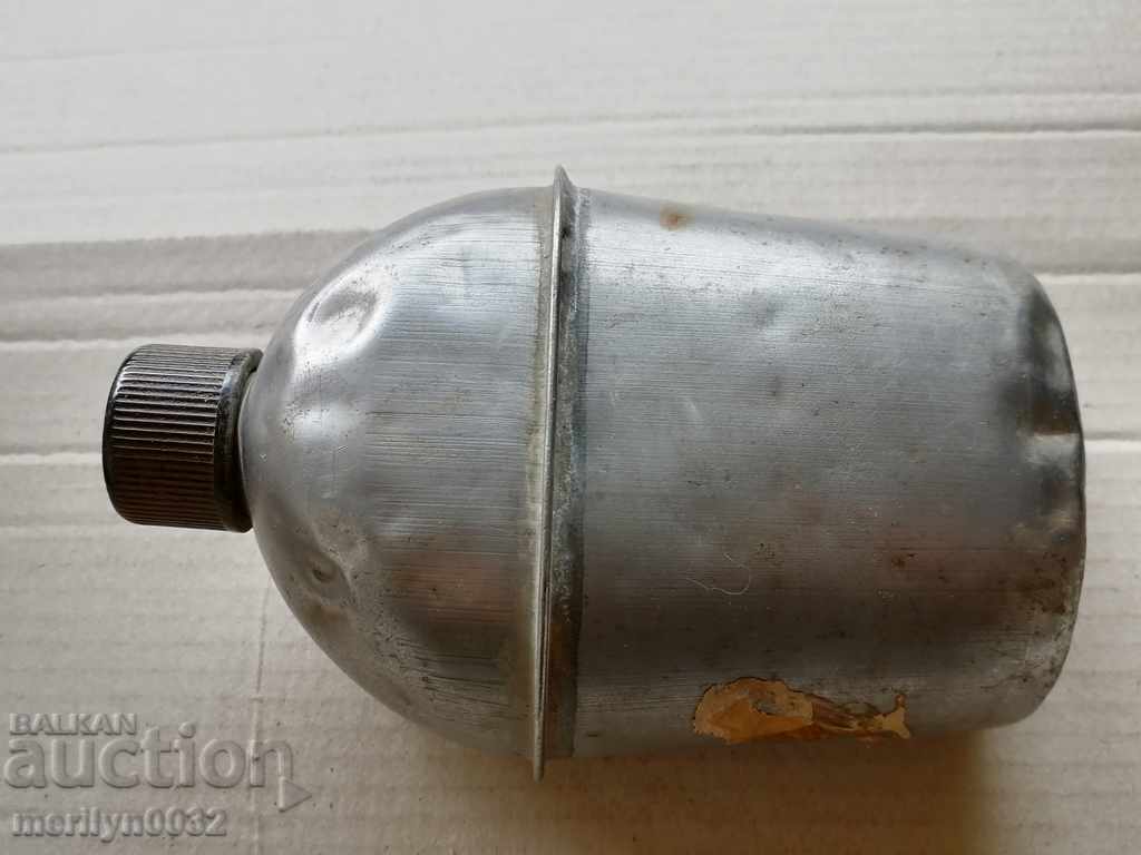 American flask from the landing in Normandy 1944 WWII