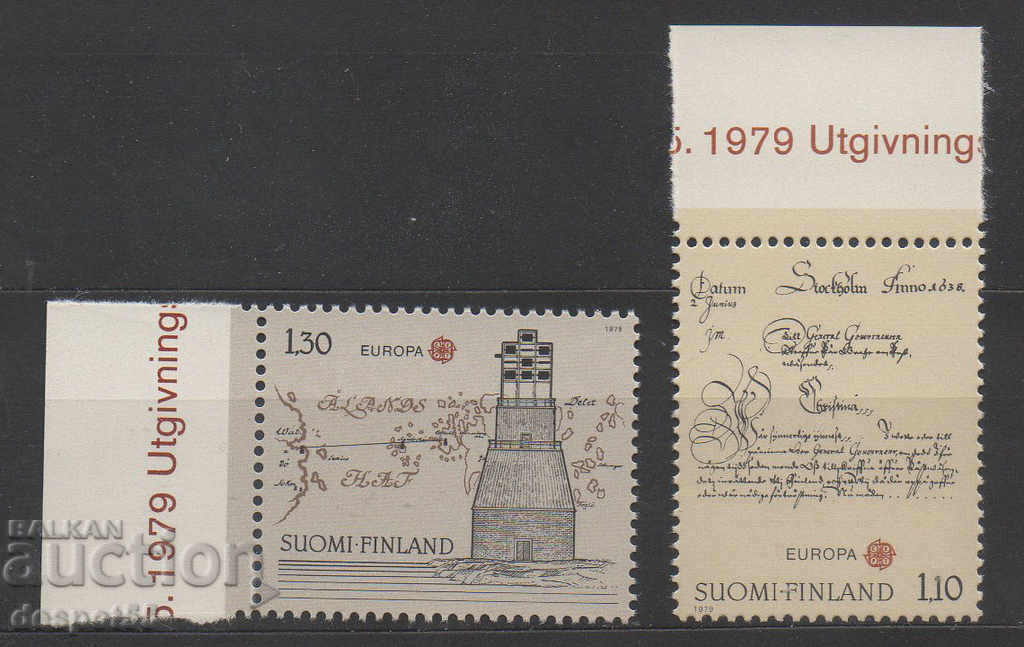 1979. Finlanda. Europa - Poștă și telecomunicații.