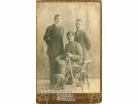 OLD PHOTOGRAPH - CARDBOARD - A. GERMANSKI - SAMOKOV - 0148