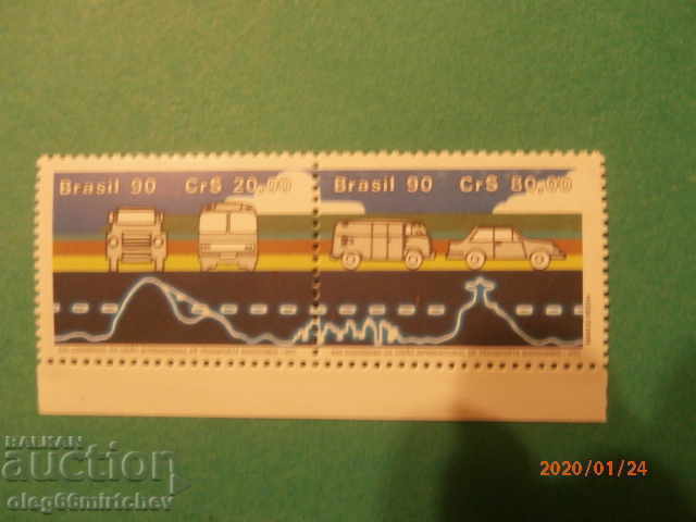 Brazilia 1990 MI № 2358/9 TRANSPORT vezi descrierea