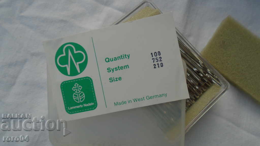 SEWING MACHINE NEEDLES - NEW with price 40.50 BGN | € 20.71 SEWING MACHINE NEEDLES - NEW with price 40.50 BGN | € 20.71