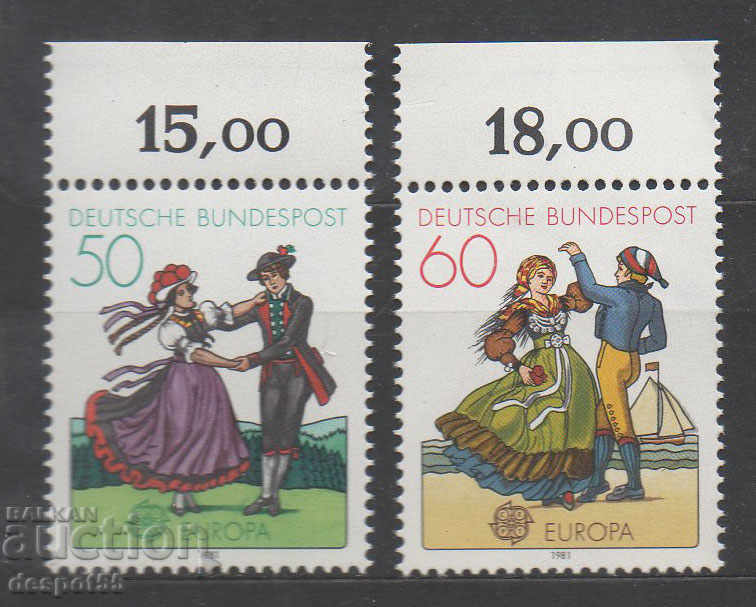 1981. Germania. Europa - Folclor.