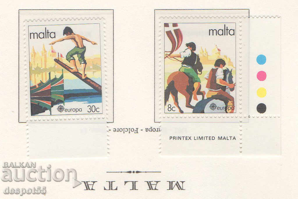 1981. Malta. Folclor și tradiții.