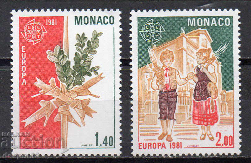 1981. Monaco. Europe - Folklore.