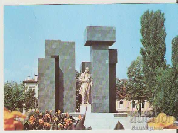 Card Bulgaria Kardzhali G. Dimitrov's Monument *