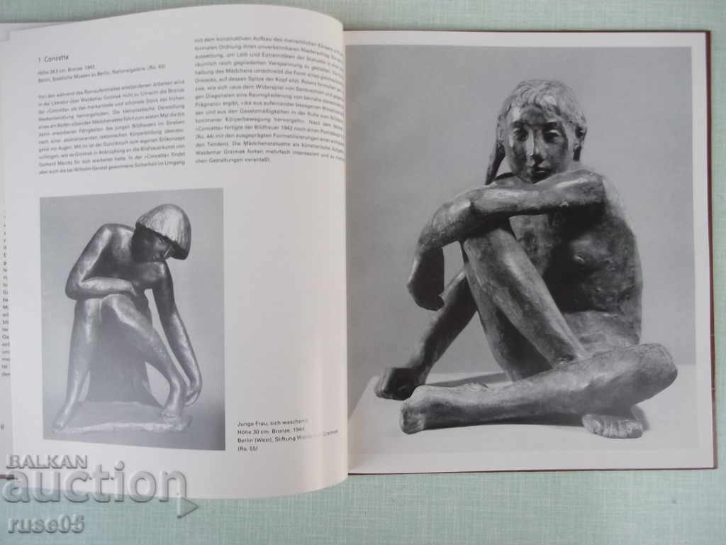 Auction The book "Waldemar Grzimek - Raimund Hoffmann" - 72 pages. Auction The book "Waldemar Grzimek - Raimund Hoffmann" - 72 pages.