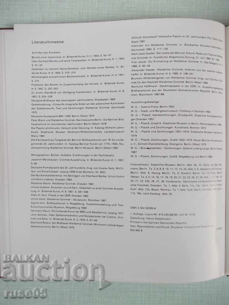 The book "Waldemar Grzimek - Raimund Hoffmann" - 72 pages. - 6 The book "Waldemar Grzimek - Raimund Hoffmann" - 72 pages. - 6