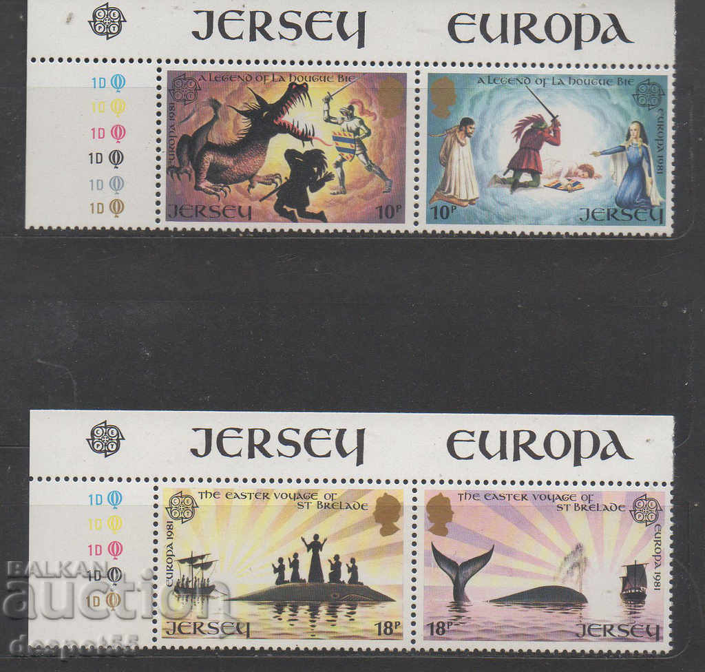1981. Jersey. Europa - Folclor.