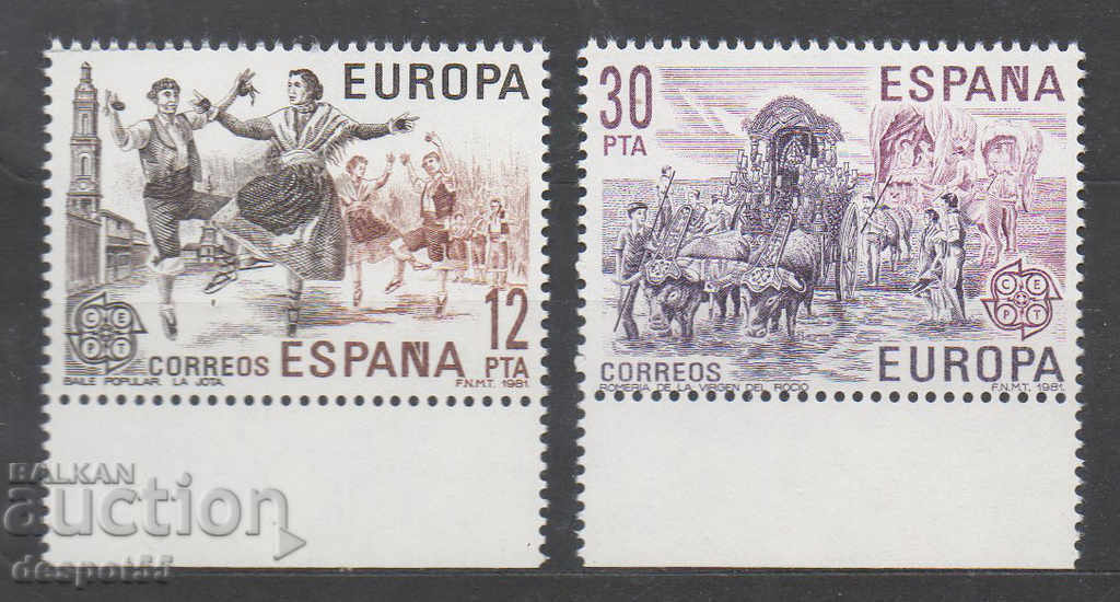 1981. Испания. Европа - Фолклор.