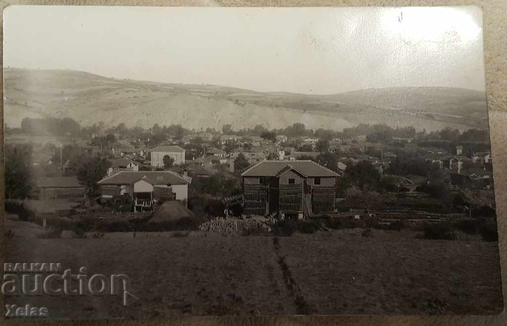 Παλιά φωτογραφία παλιό χωριό Πλόβντιβ