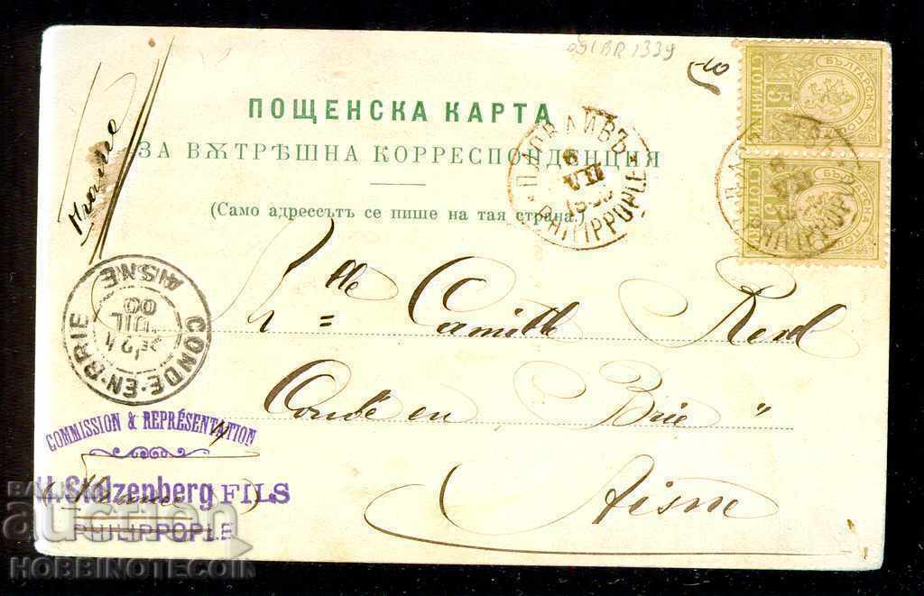 Delivery of TRAVEL CARD 2 x 5 LITTLE LION MARKET VODOPAD KARLOVO 1900
