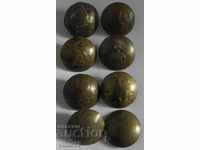 LOT OF EIGHT MILITARY BUTTONS