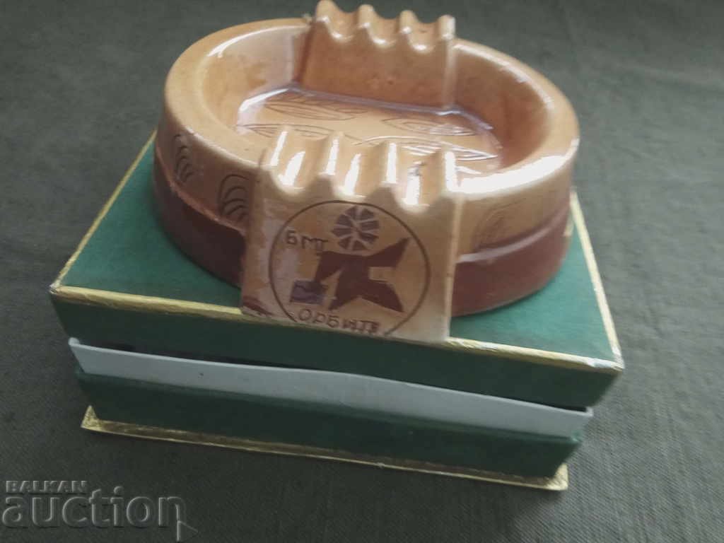 Auction  Advertising ashtray BMT "Orbita"