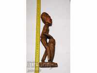 WOODEN FIGURE AFRICA MALE