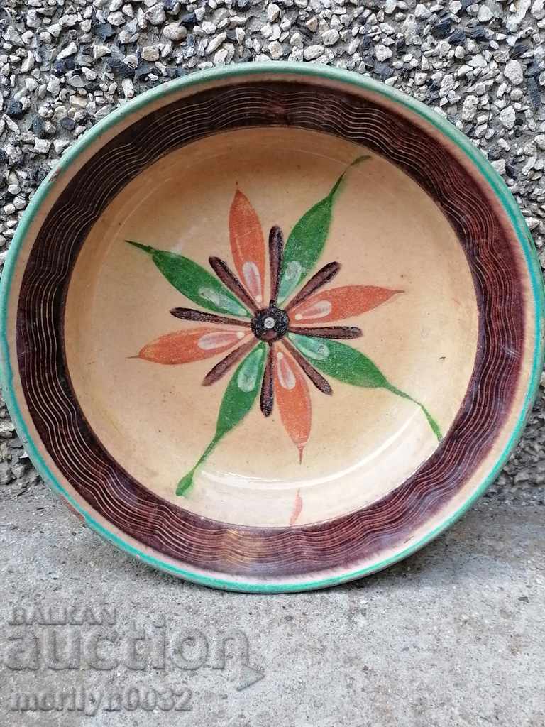 Old clay pot, pottery, plate