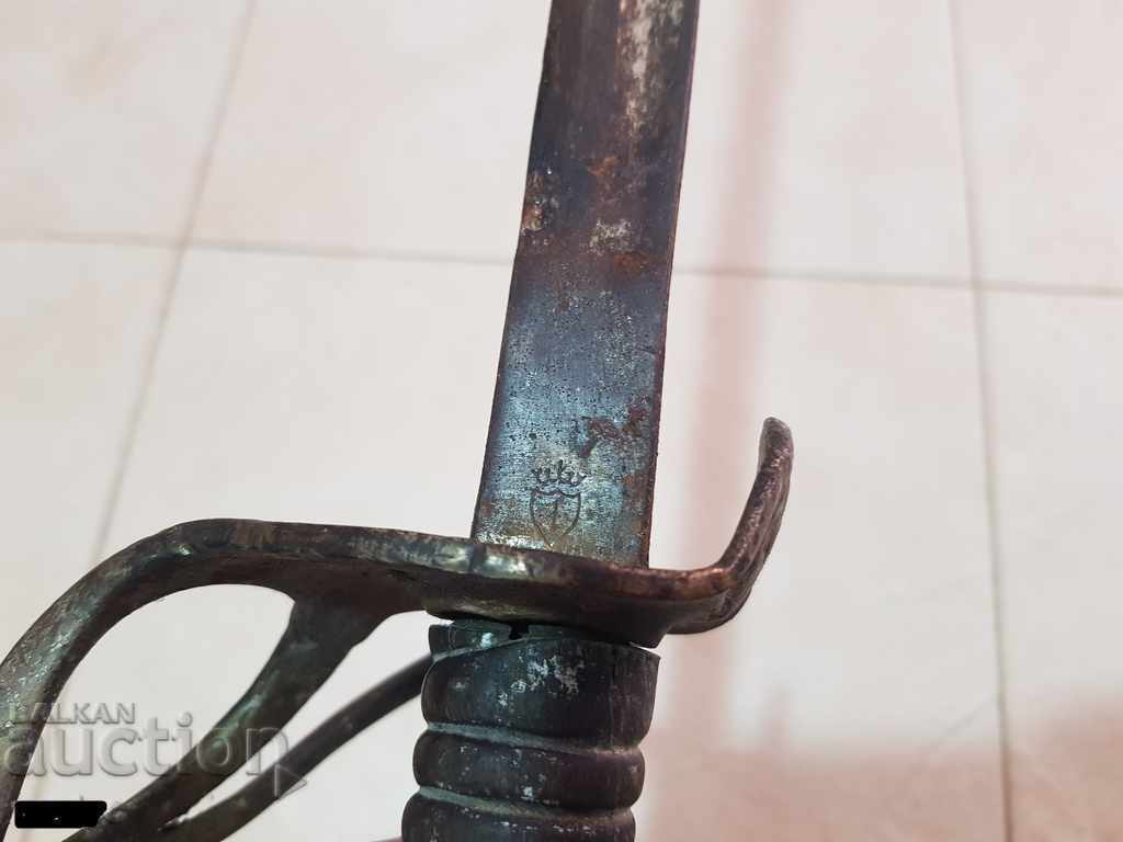 Παράδοση Αυθεντικό γαλλικό σπαθί με μαχαίρι μπαγιονέτ