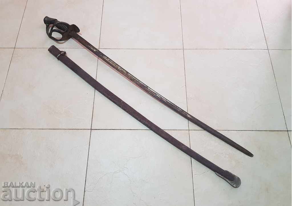 Αυθεντικό γαλλικό σπαθί με μαχαίρι μπαγιονέτ - 5