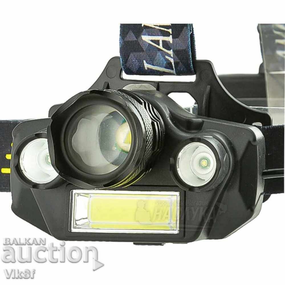 Auction X-Balog BL-T44 headlamp With XM-L2 T6 and 2 Q5 and COB LEDs Auction X-Balog BL-T44 headlamp With XM-L2 T6 and 2 Q5 and COB LEDs