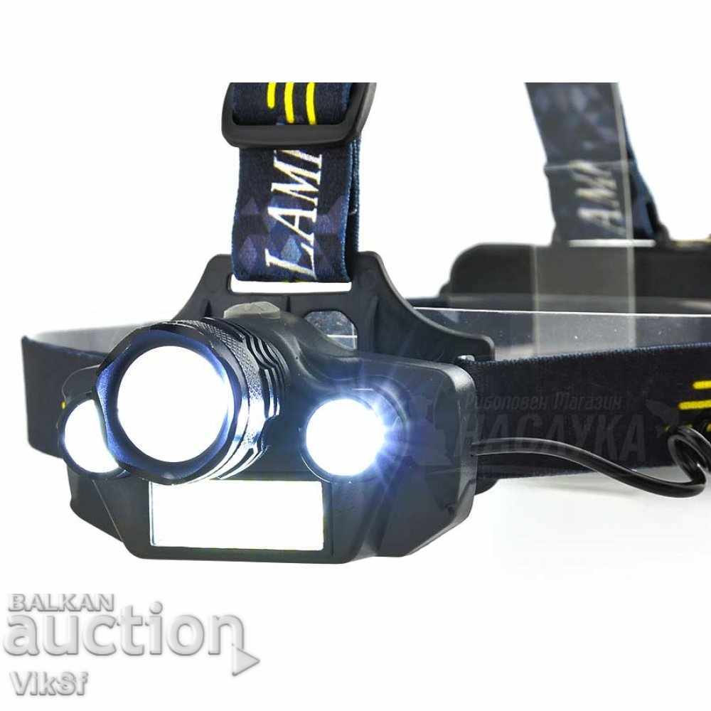 Delivery of X-Balog BL-T44 headlamp With XM-L2 T6 and 2 Q5 and COB LEDs Delivery of X-Balog BL-T44 headlamp With XM-L2 T6 and 2 Q5 and COB LEDs