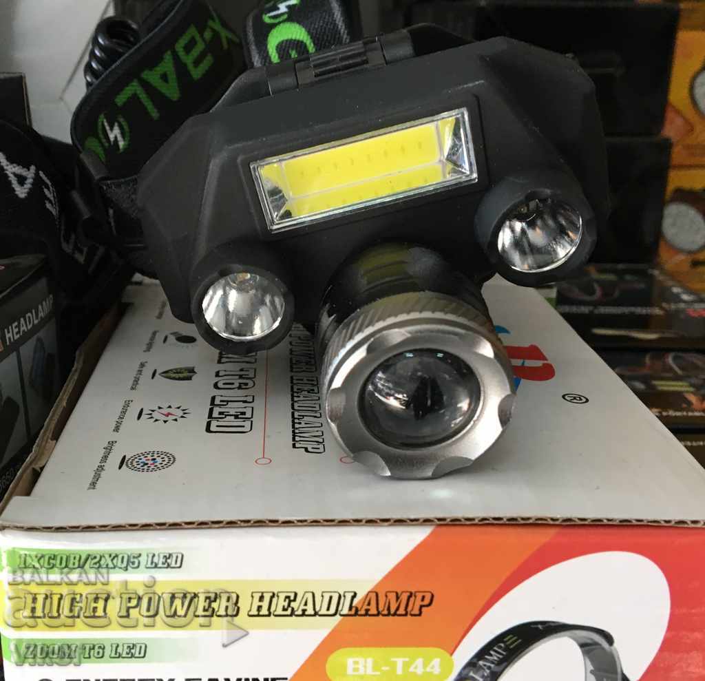 X-Balog BL-T44 headlamp With XM-L2 T6 and 2 Q5 and COB LEDs - 6 X-Balog BL-T44 headlamp With XM-L2 T6 and 2 Q5 and COB LEDs - 6