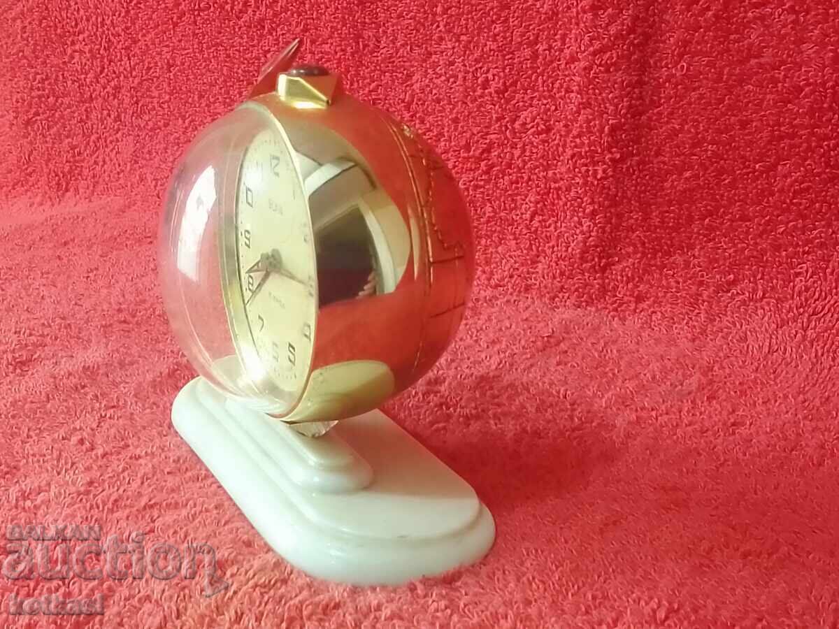 Livrarea Ceas Vechi Ceas Deşteptător Slava SLAVA Globe Rocket