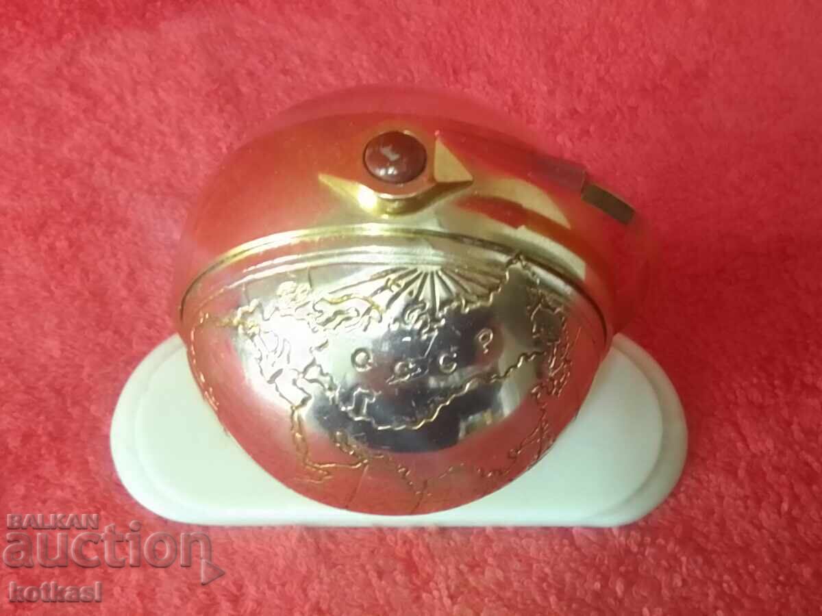 Old Clock Alarm Clock Slava SLAVA Globe Rocket - 6 Old Clock Alarm Clock Slava SLAVA Globe Rocket - 6