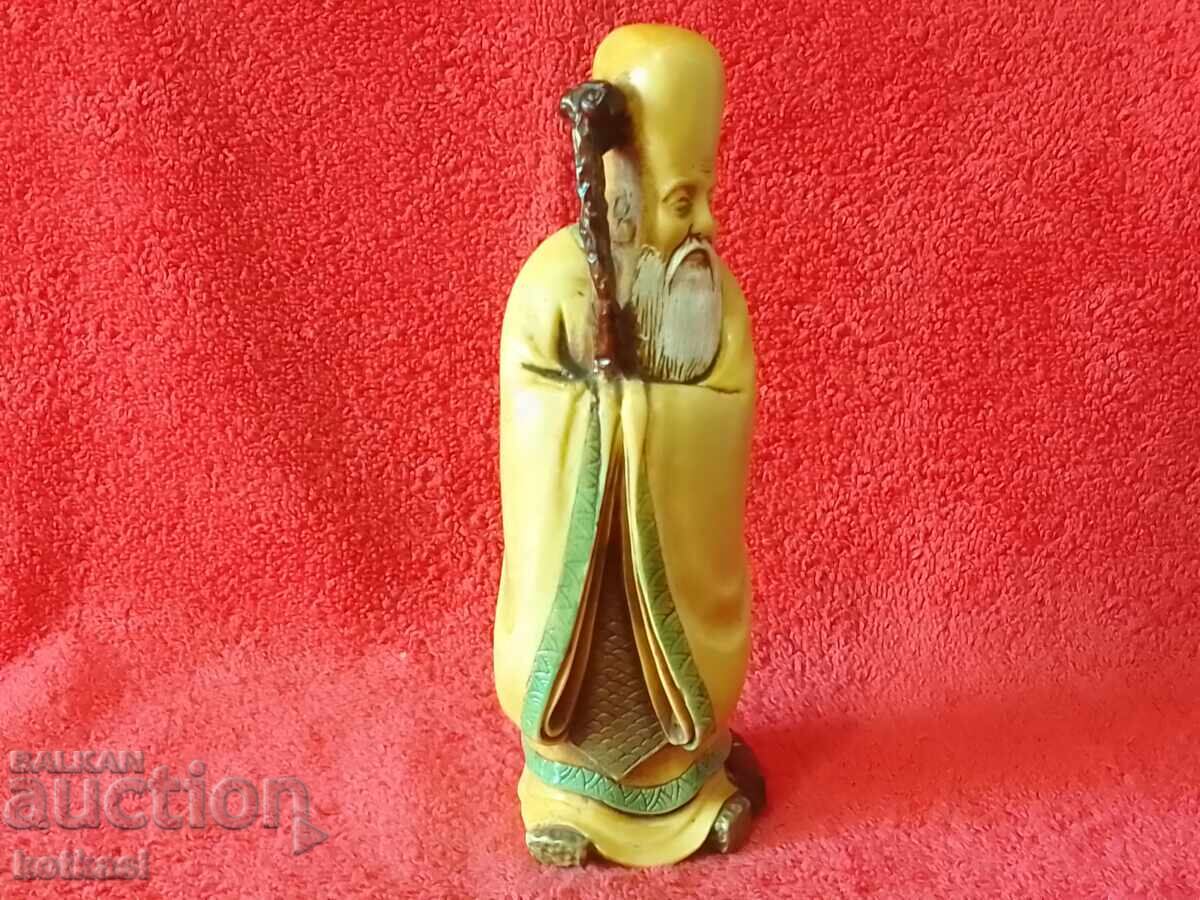 Παλιά φιγούρα των Θεών των Τριών Αστεριών Σάου Λάο Μακροζωίας με τιμή 85.50 BGN | € 43.72