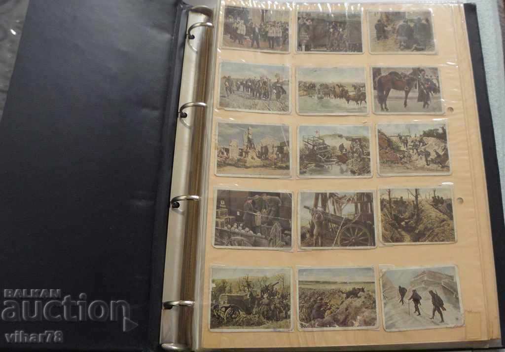 Auction GERMAN ALBUM WITH 242 SMALL COLLECTIBLES - PHOTO CARDS Auction GERMAN ALBUM WITH 242 SMALL COLLECTIBLES - PHOTO CARDS