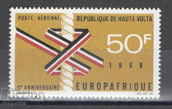 1968. Upper Volta. Europe - Africa. Cooperation.