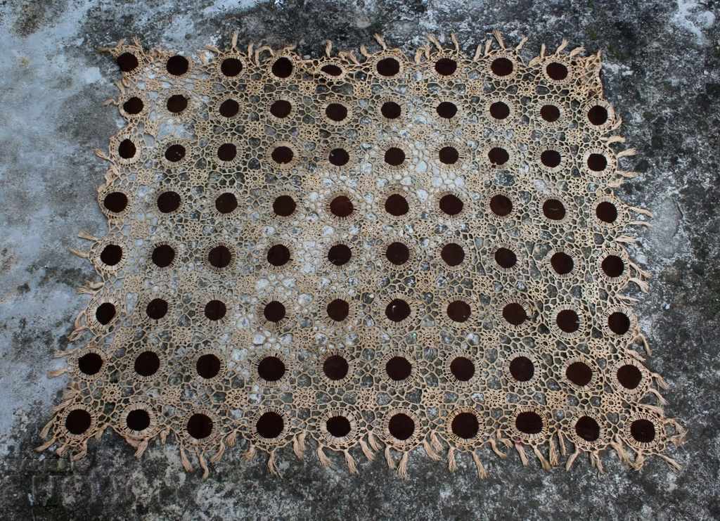 100-YEAR-OLD KNITTED COVER ONE HOOK PLATE