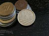 Νόμισμα - Ισπανία - 100 πεσέτες (FAO) 1995