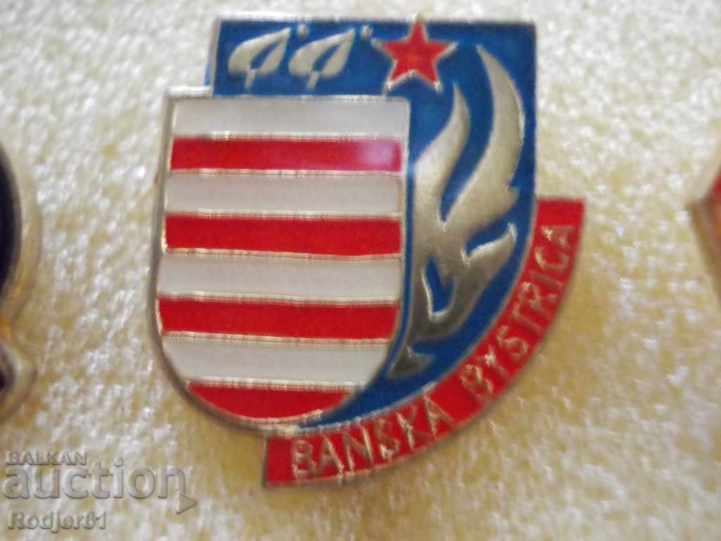 εμβλήματα - κονκάρδες Μπάνσκα Μπίστριτσα, Σλοβακία με τιμή 3.00 BGN | € 1.53