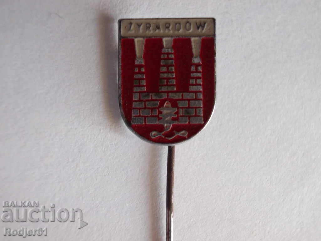 badges - coats of arms of Girardow, Poland
