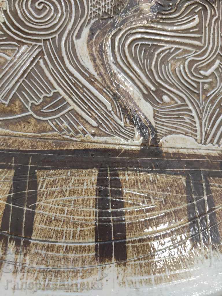 Porcelain plate diameter 32 cm. - 6