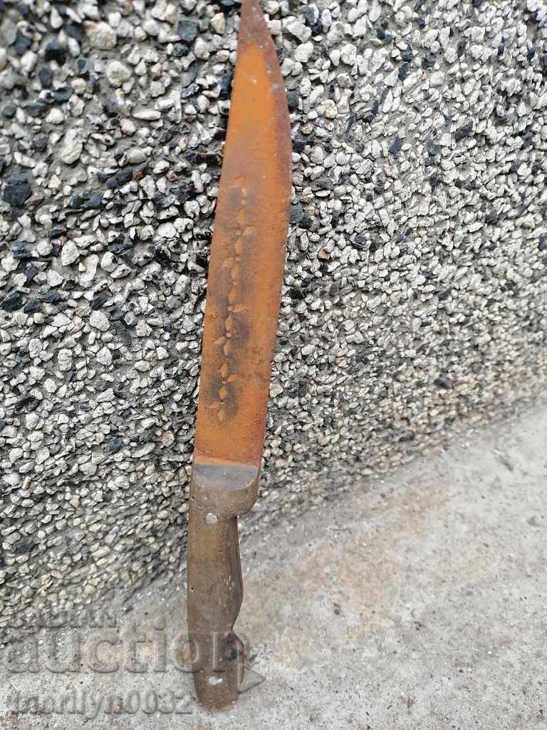 Delivery of Old butcher knife forged blade Delivery of Old butcher knife forged blade