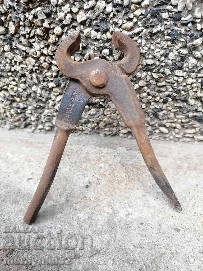 clește vechi kerpedeni, fier forjat - 5