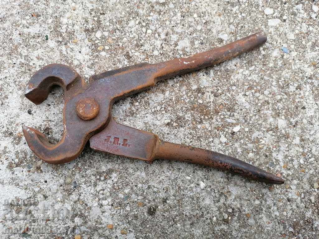 clește vechi kerpedeni, fier forjat - 6