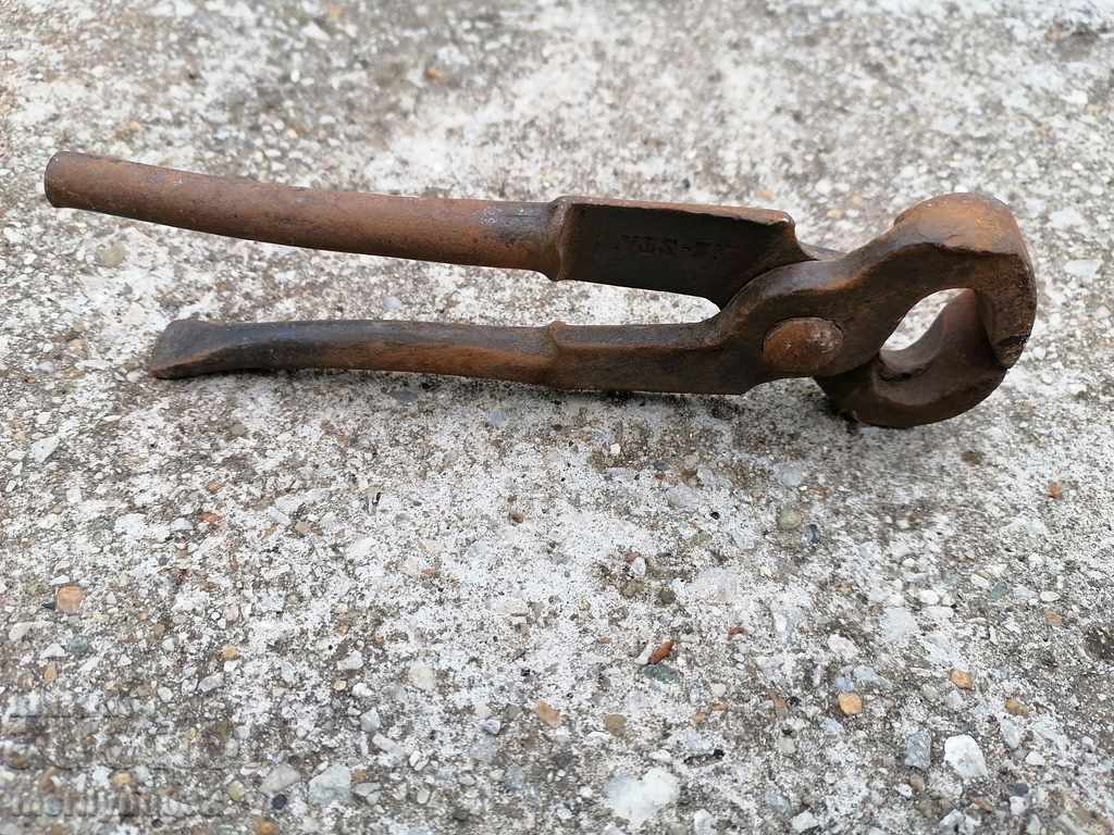 clește vechi kerpedeni, fier forjat - 7