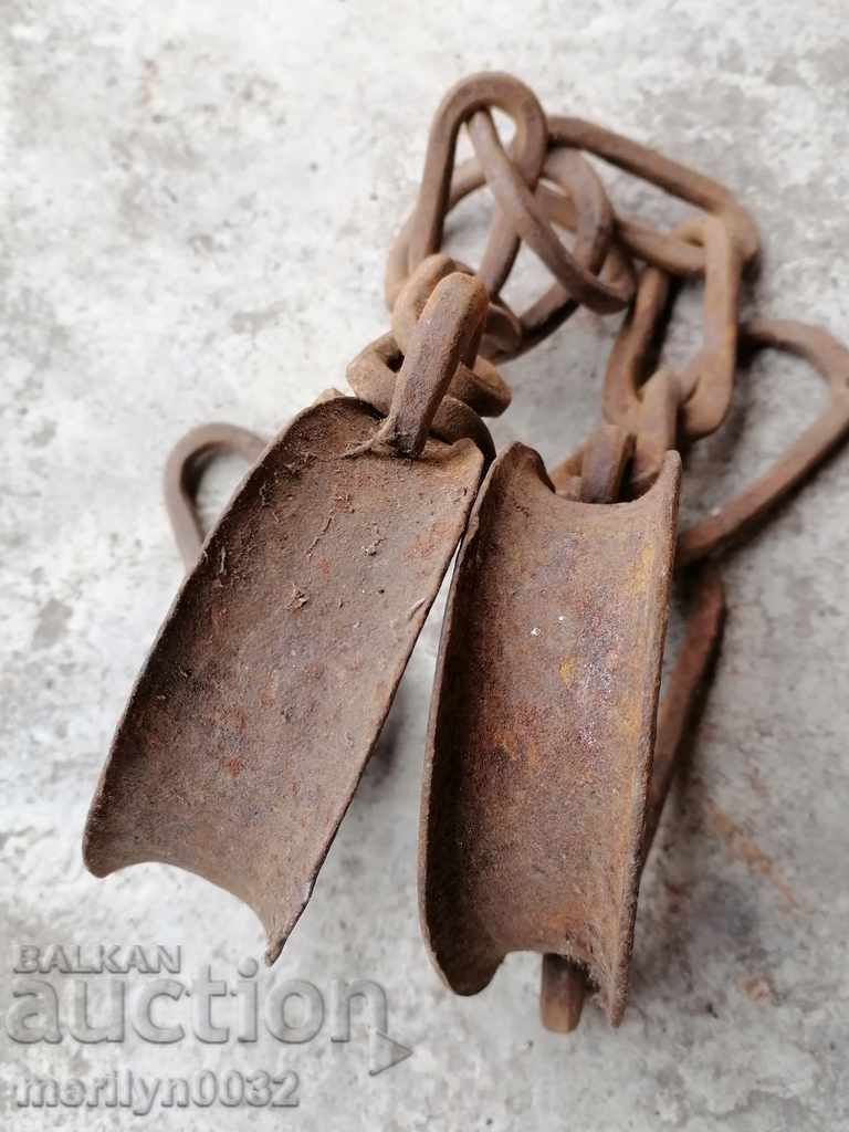 Auction Hand-forged shackles, fetters, manacles, handcuffs Auction Hand-forged shackles, fetters, manacles, handcuffs