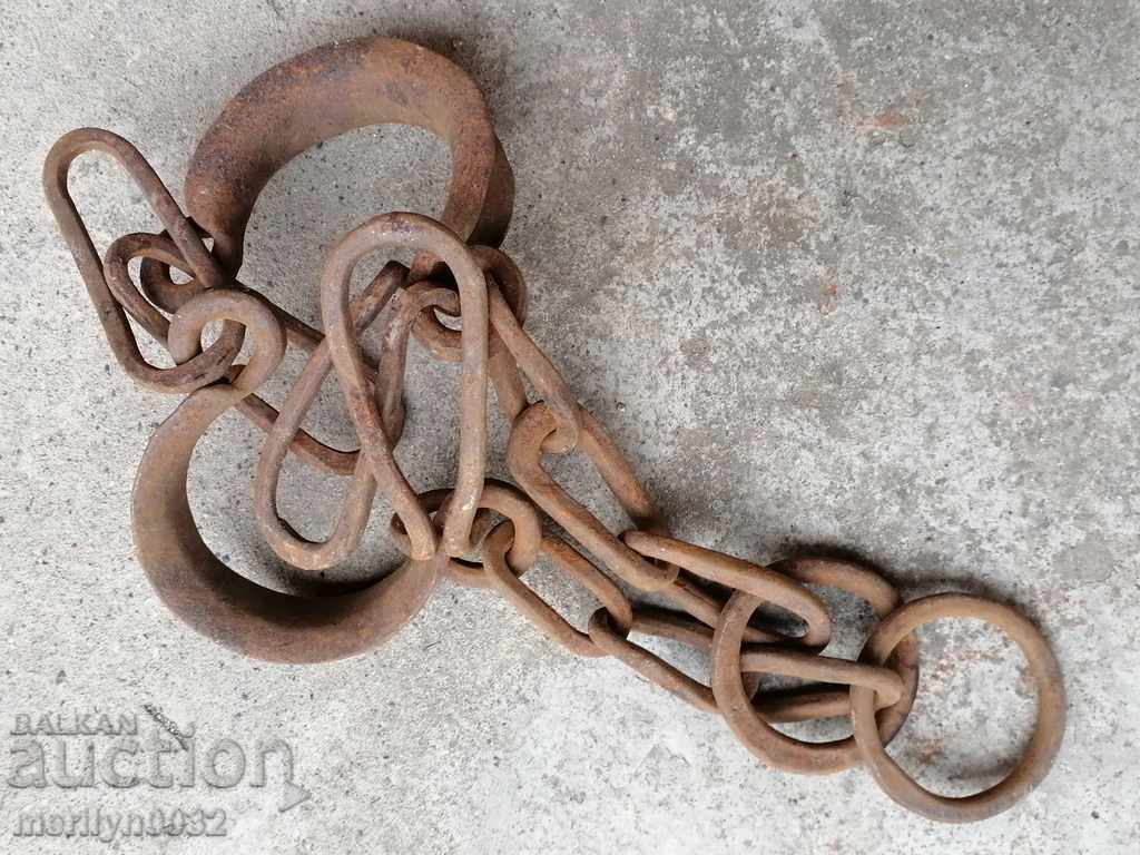 Hand-forged shackles, fetters, manacles, handcuffs - 7 Hand-forged shackles, fetters, manacles, handcuffs - 7