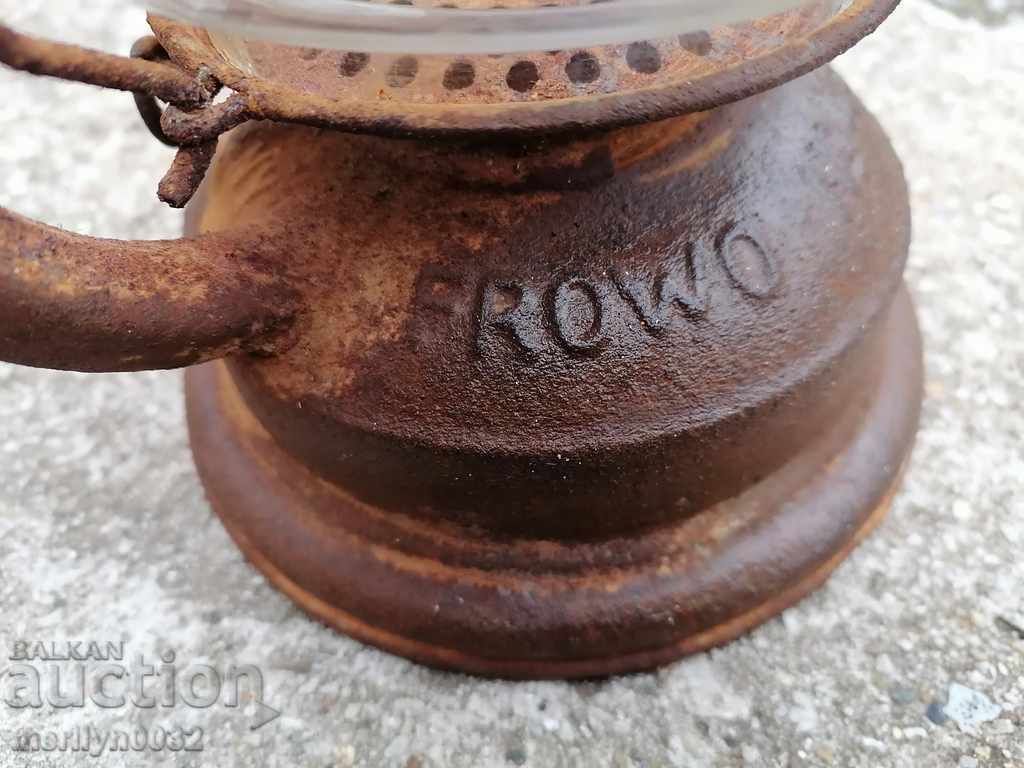 Δημοπρασία Παλιά γερμανική λάμπα του προβολέα λαμπτήρα φανάρι