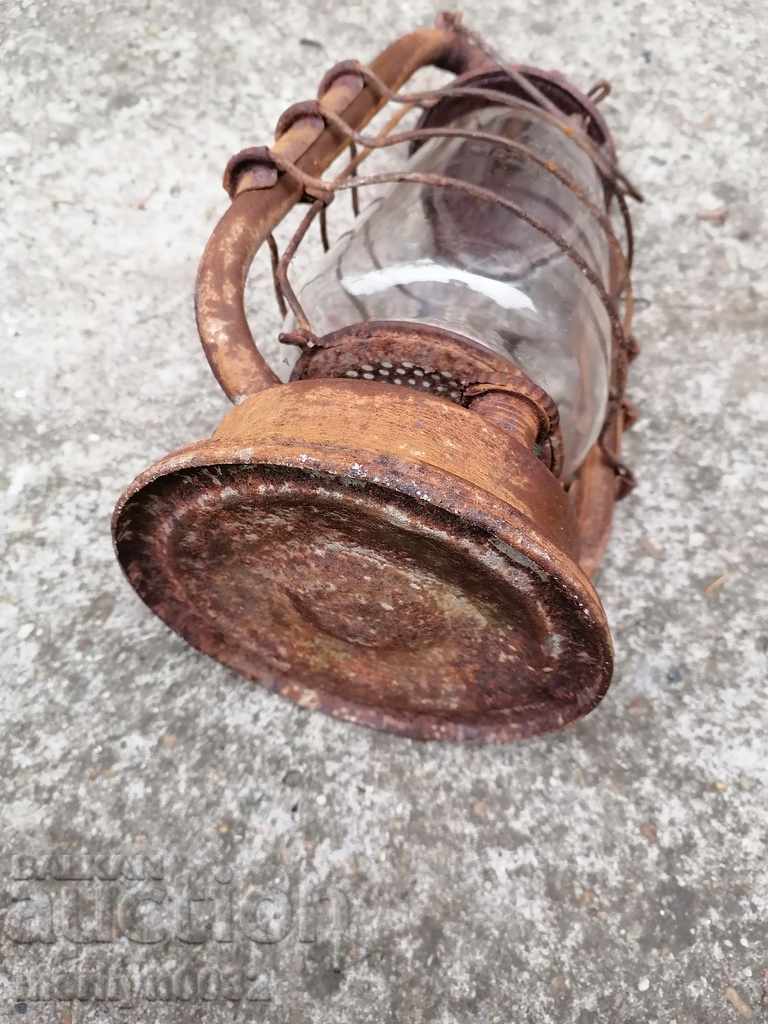 Παράδοση Παλιά γερμανική λάμπα του προβολέα λαμπτήρα φανάρι