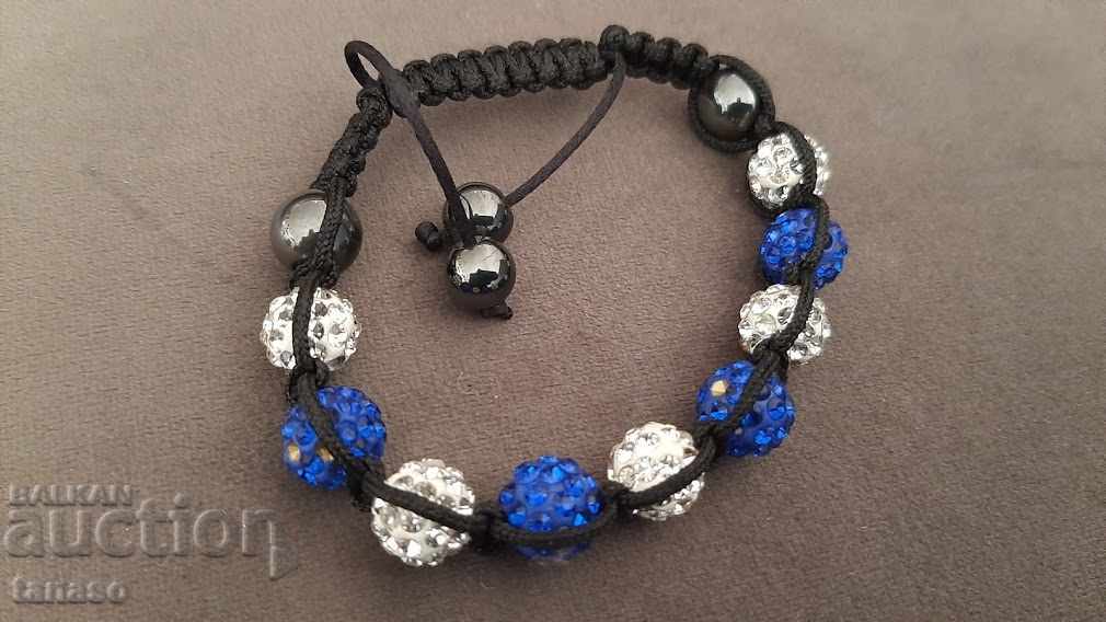 Bracelet, cord, colorful beads with price 10.00 BGN | € 5.11 Bracelet, cord, colorful beads with price 10.00 BGN | € 5.11